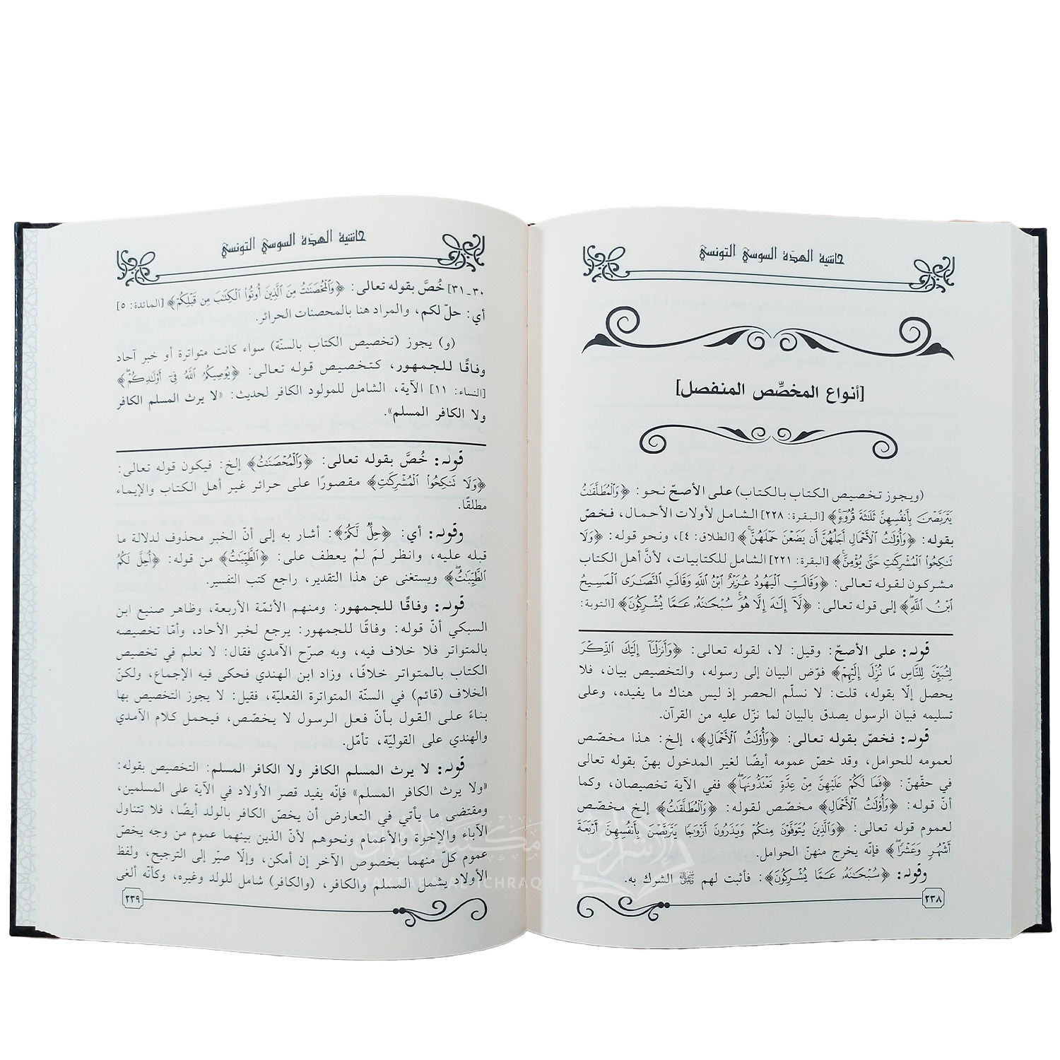حاشية الهدة السوسي التونسي على قرة العين شرح ورقات إمام الحرمين – Image 2